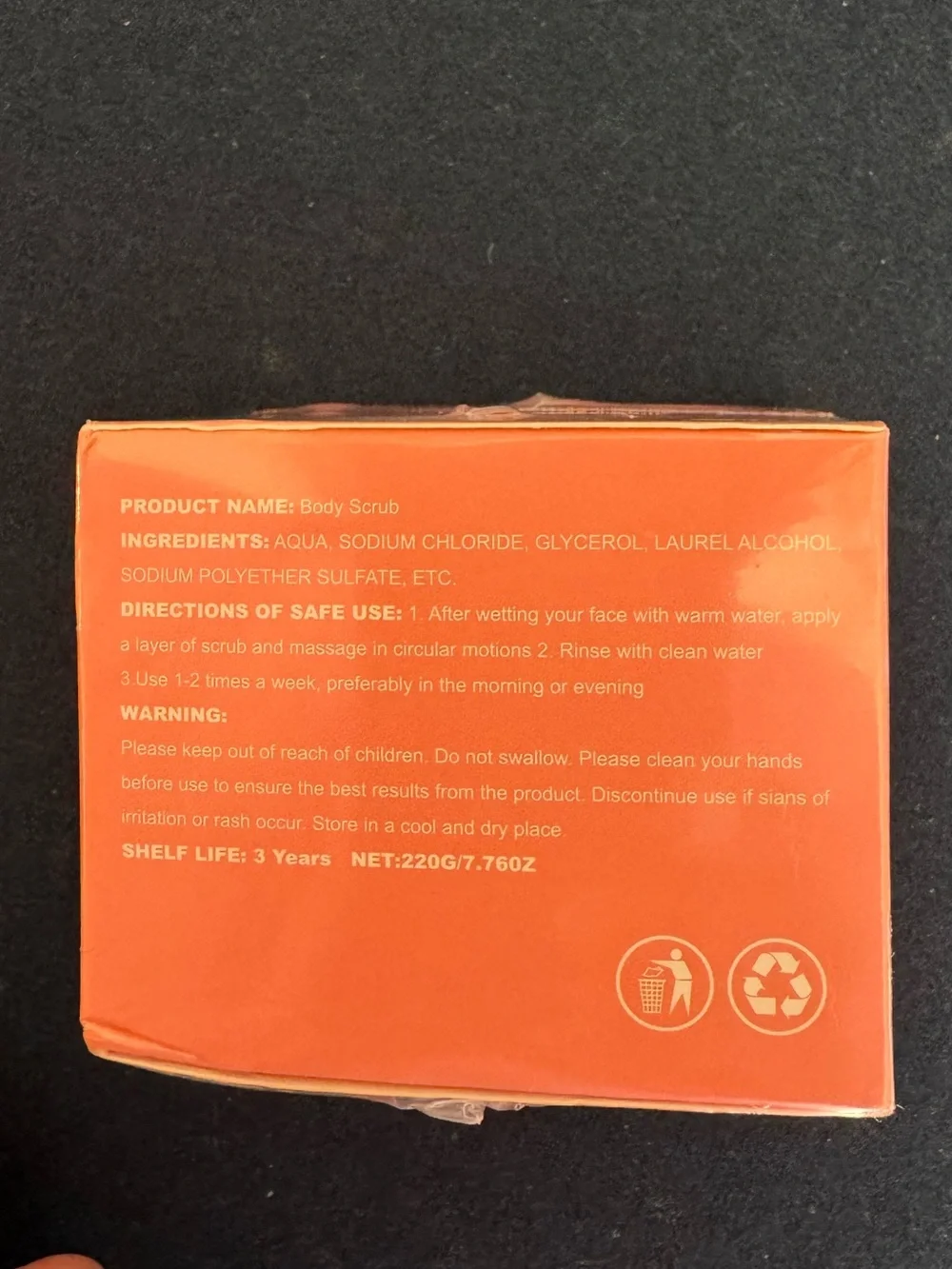 Savanna Skin Body Scrub for Bikini & Armpits w/ BHA+AHA+Vitamin C